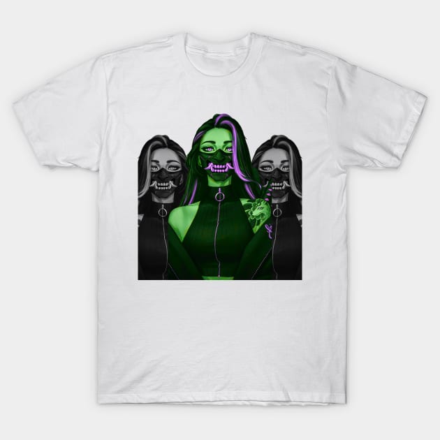 PURPLE MASK T-Shirt by CazzyShop